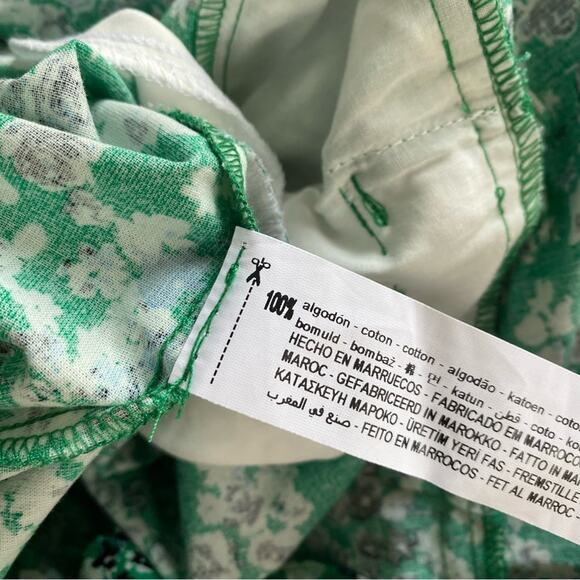 Zara Floral Printed Cotton Jumpsuit - Picture 12 of 13